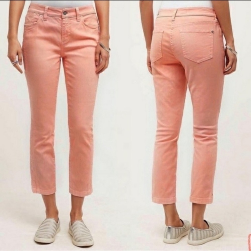 Anthro PILCRO Stet cropped jeans